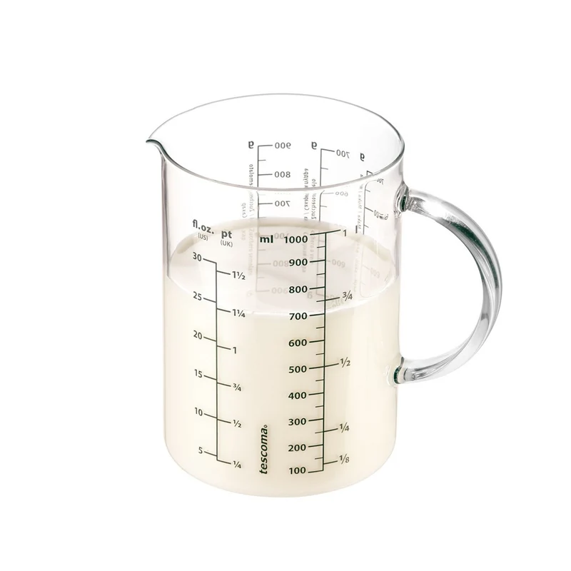 Tescoma DELÍCIA Glas-Messbecher 1 l hitzebeständig für Herd und Mikrowelle