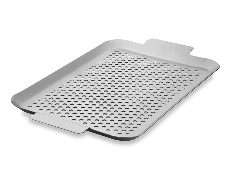 BBQ-SCHALE AUS EDELSTAHL 43×25 CM