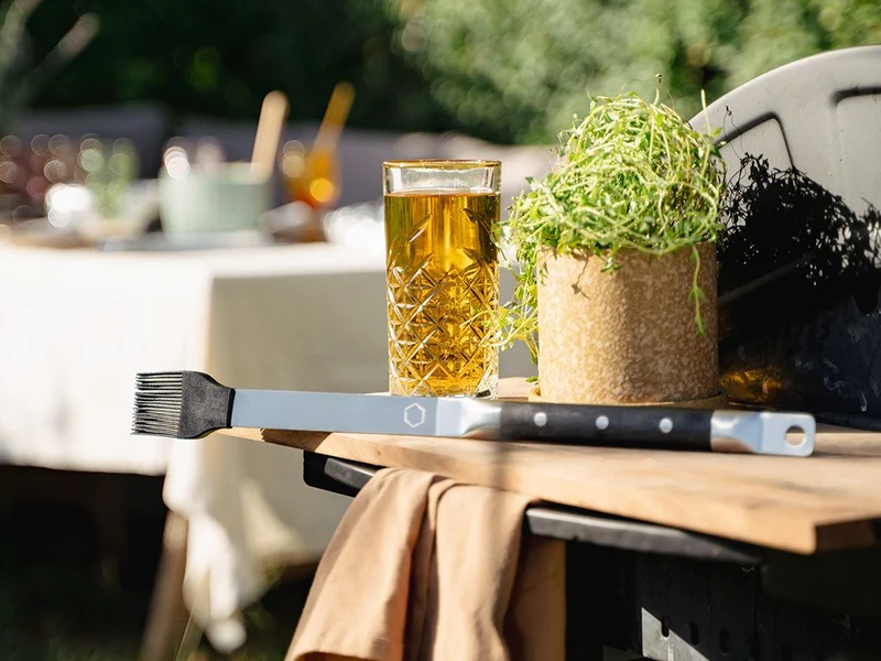 BBQ SILIKONPINSEL AUS EDELSTAHL