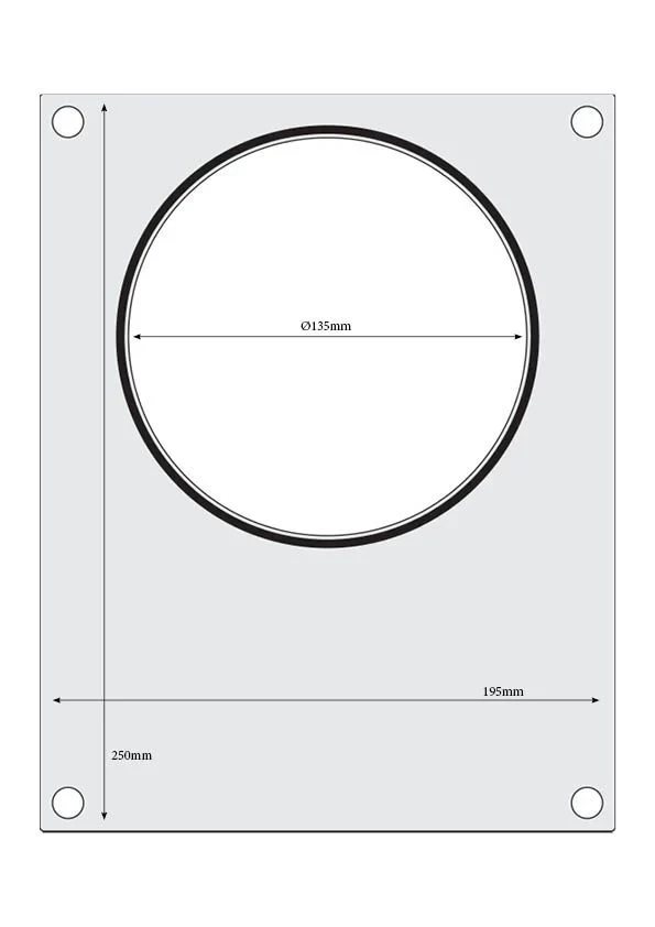 Hendi Matrize für Schalenversiegelungsmaschine Compact, Rundschale, Ø 165 mm