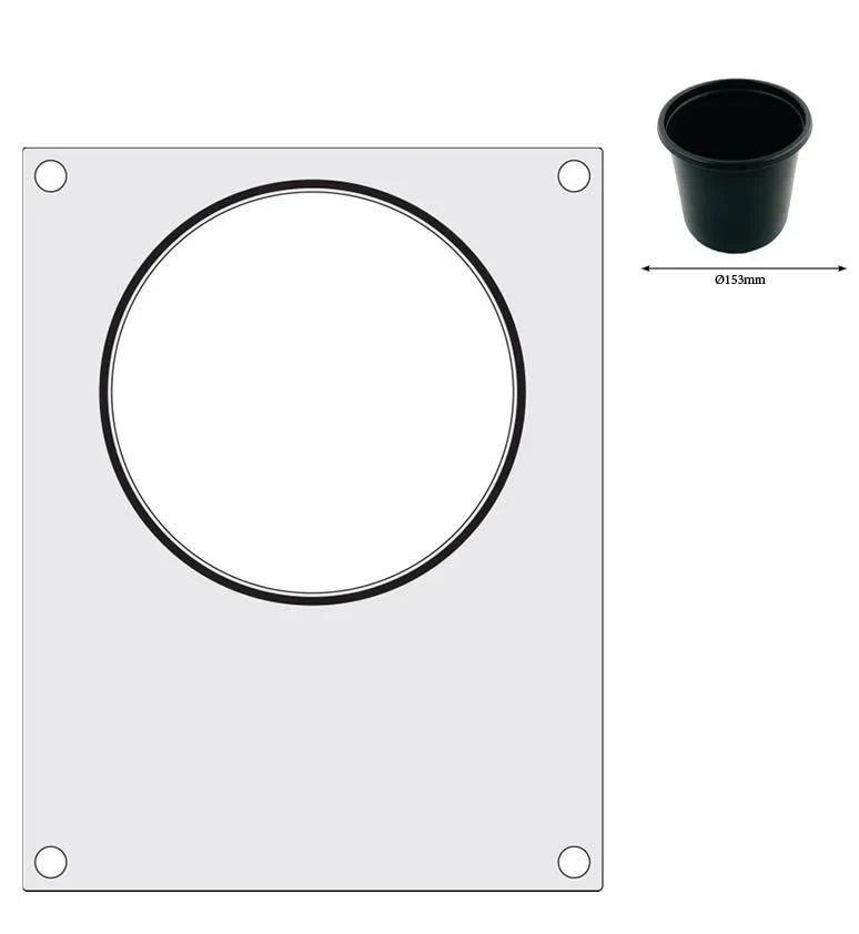 Hendi Matrize für Schalenversiegelungsmaschine Compact, Rundschale, Ø 165 mm