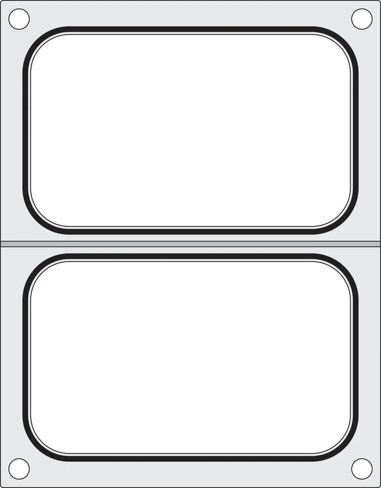 Hendi Matrize für Schalenversiegelungsmaschine Compact, 2 Schalen, je 178 x 113 mm