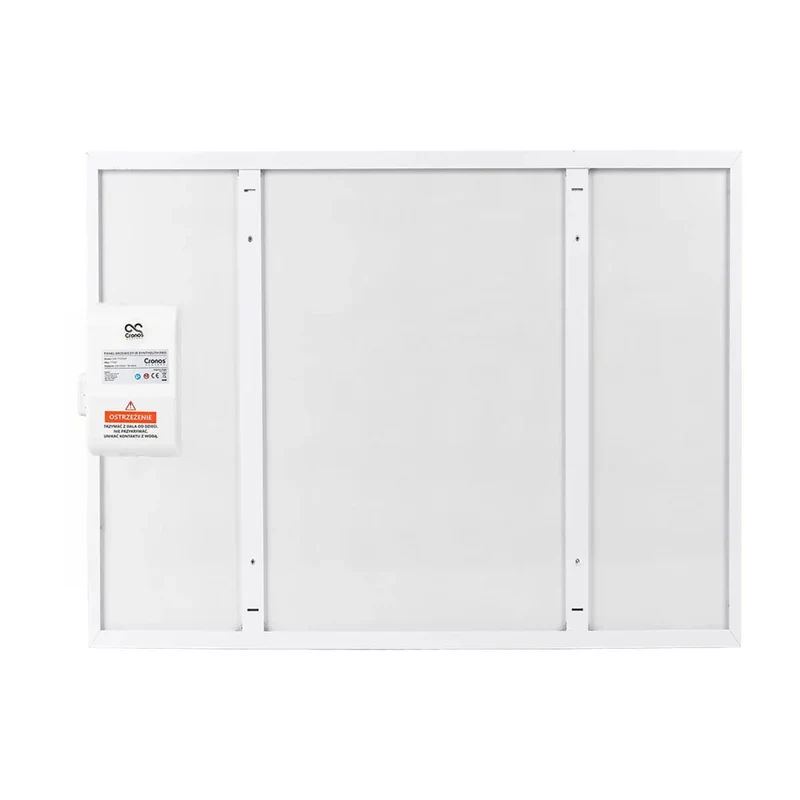 Cronos infrared heater, 500W, white, allergy-friendly, ultra-thin, matte surface, heats an area up to 14m2, Synthelith PRO CRP-500TWP White