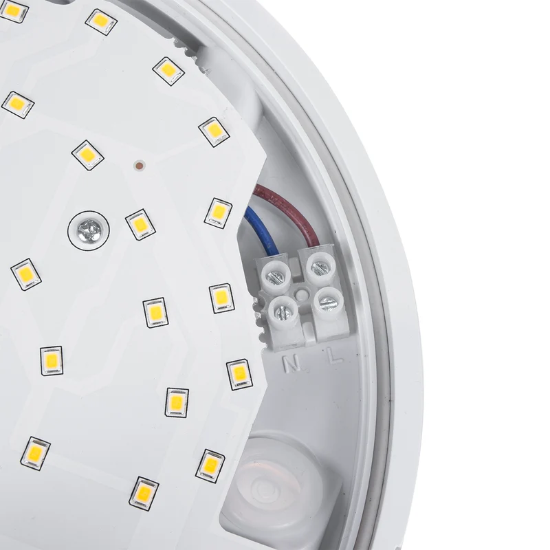 Maclean LED Light with Motion Sensor, PIR Sensor, White, 15W, IP54, 1100 lm, Neutral White, MCE291 W, 2 pieces