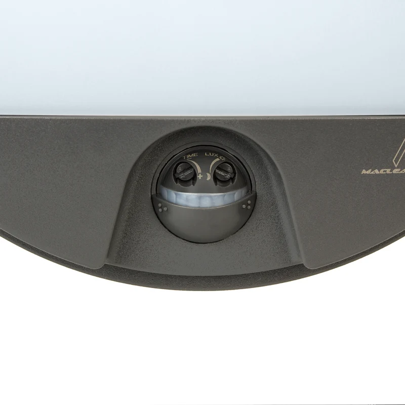 Maclean LED Light with Motion Sensor, PIR Sensor, Gray, 15W, IP54, 1100 lm, Neutral White, MCE291 W, 2 pieces