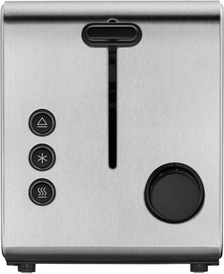 WMF Stelio Toaster 2 Scheiben Edelstahl, Doppelschlitz Toasters
