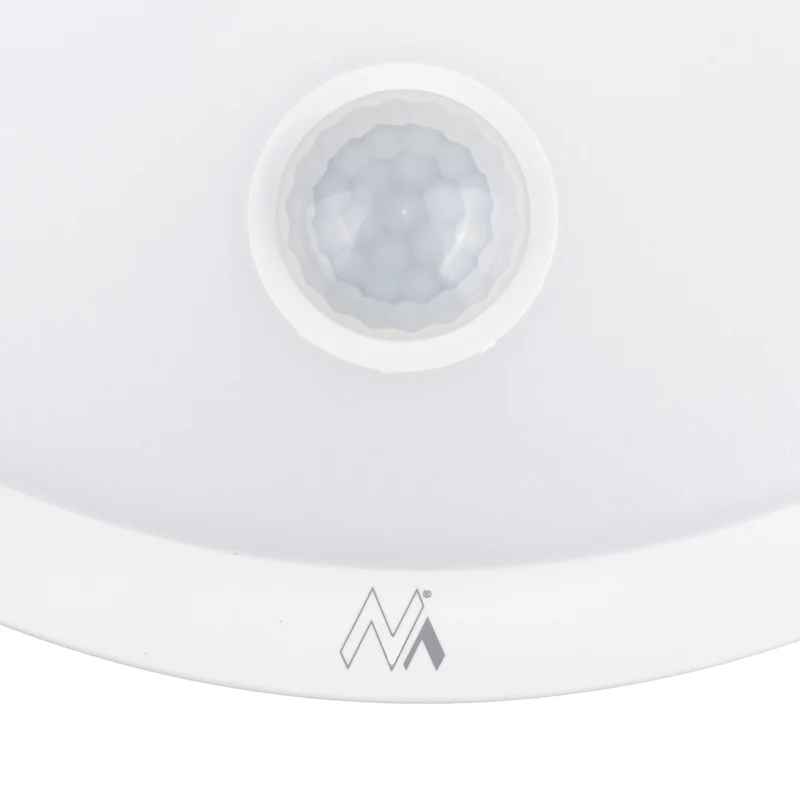 Maclean LED Light with Motion Sensor, PIR Sensor, White, 10W, IP65, 1000 lm, Neutral White, MCE525 W, 2 pieces