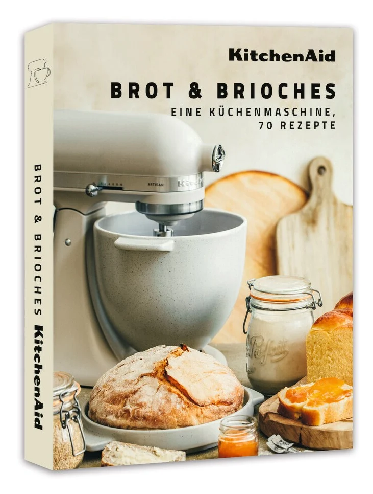 KitchenAid Rezeptbuch Brot & Brioches (70 Rezepte, Hardcover) BBCB_DE