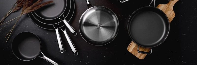 ZERO – NATÜRLICHES NON-STICK KOCHGESCHIRR-SET - 12-TEILIG