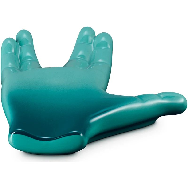 Le Creuset Live Long & Prosper Löffelablage Bleu Riviera 19cm