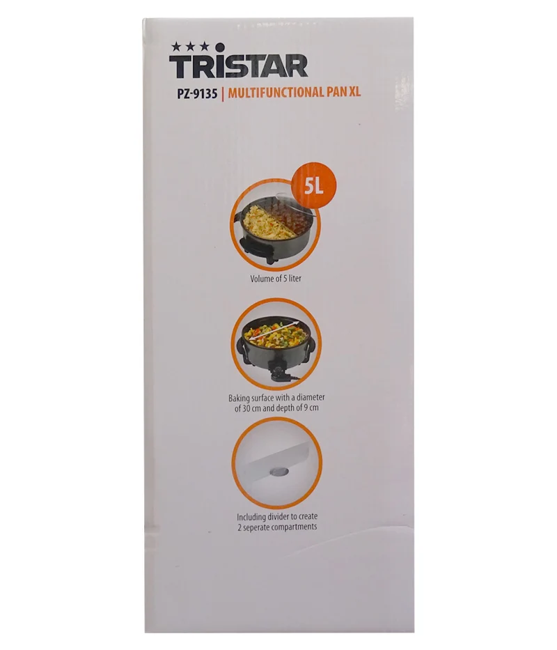 Tristar PZ-9135 Multifunktionale Grillpfanne XL mit 30cm Durchmesser