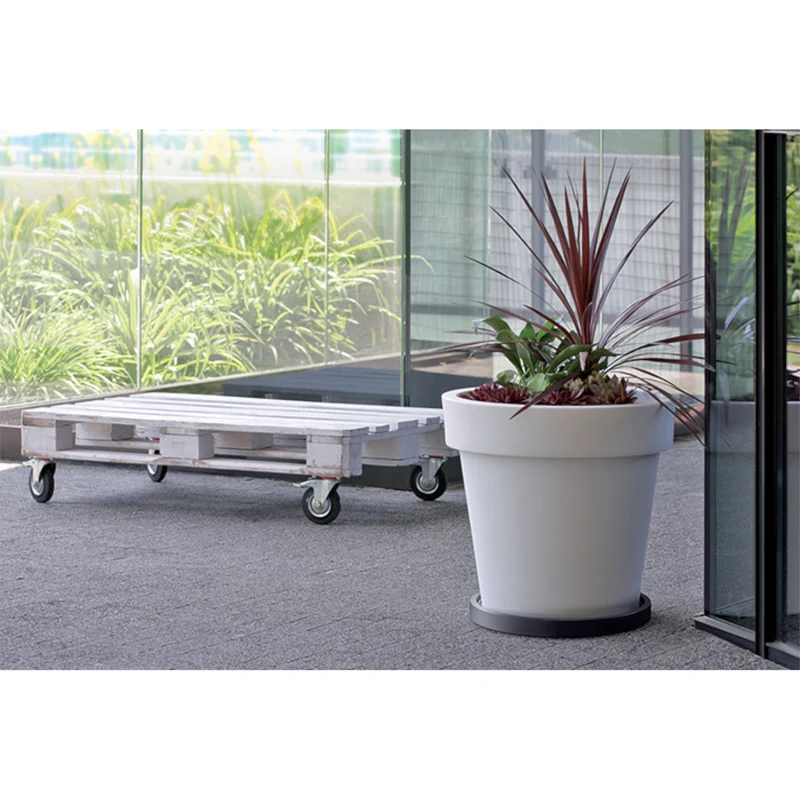 Prosperplast Mobile Saucer Round Base IPRR370-S433 - anthracite color
