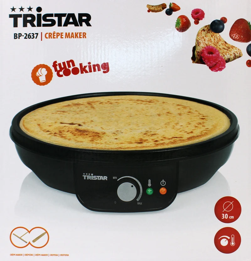 Tristar BP-2637 Crepes-Maker D30cm 1000W