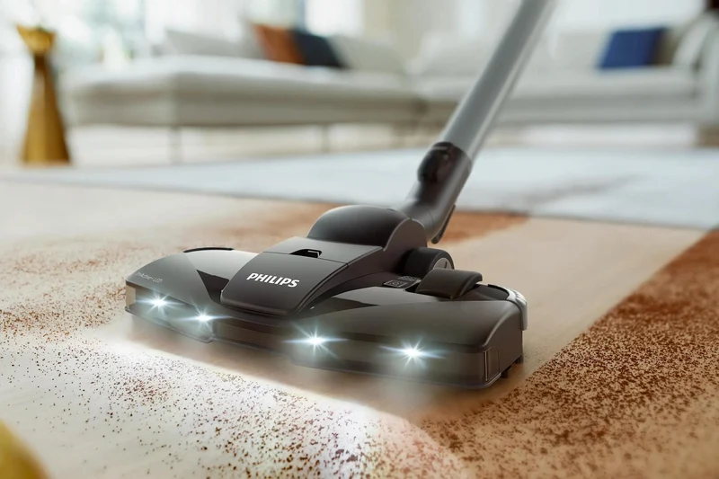 Philips Vacuum cleaner S-Bag TriActive+LED| Deep Black
