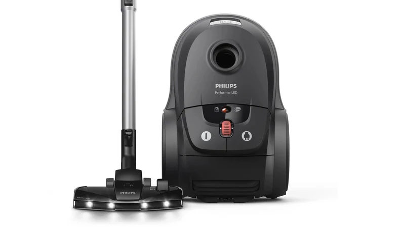 Philips Vacuum cleaner S-Bag TriActive+LED| Deep Black