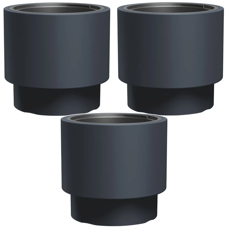HEOS frost-proof pot, anthracite, capacity 40L, with 20L insert, DBHEN400-S433, 3 pieces