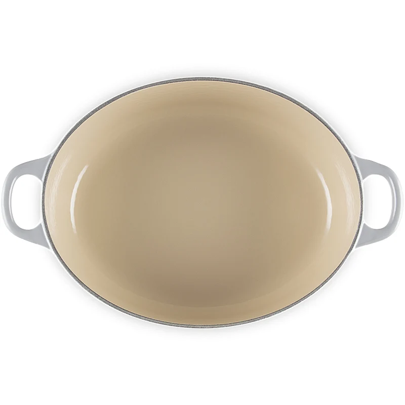 Le Creuset Bräter Tradition oval 29cm Perlgrau