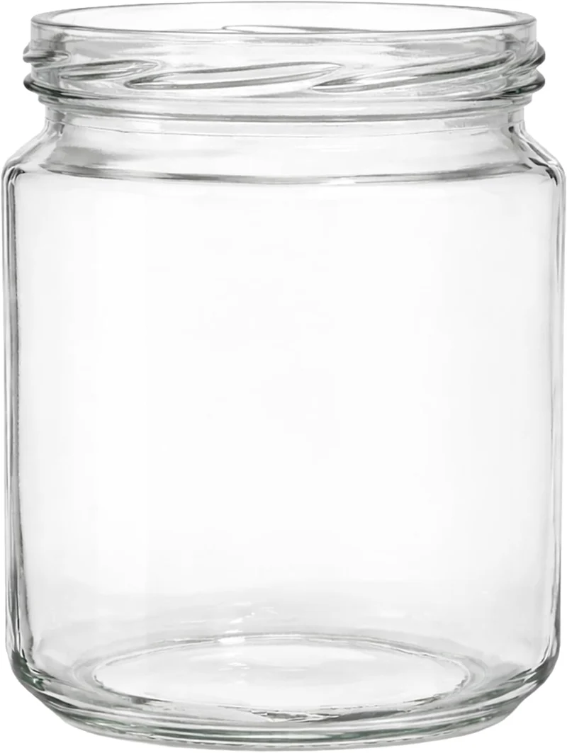 Vitrea 25x Marmeladengläser 275 ml - mit Deckel Rot TO 66 - Einmachgläser zum befüllen mit Schraubde