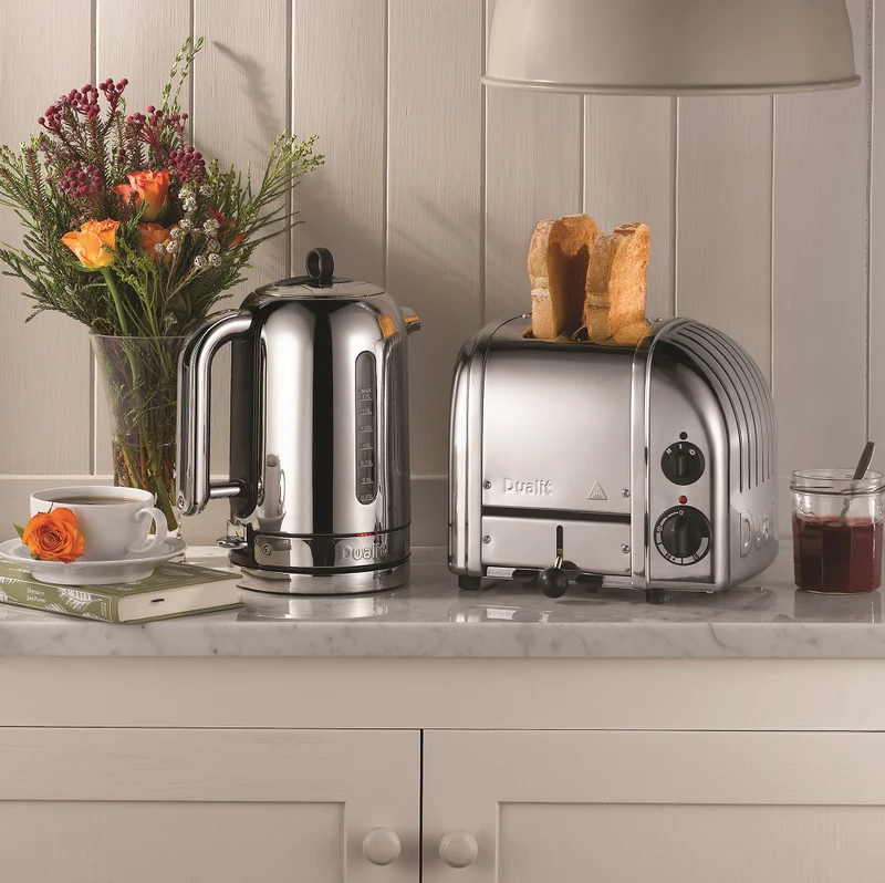 Dualit Toaster Paket 1, 2er Toaster mit Brötchenaufsatz