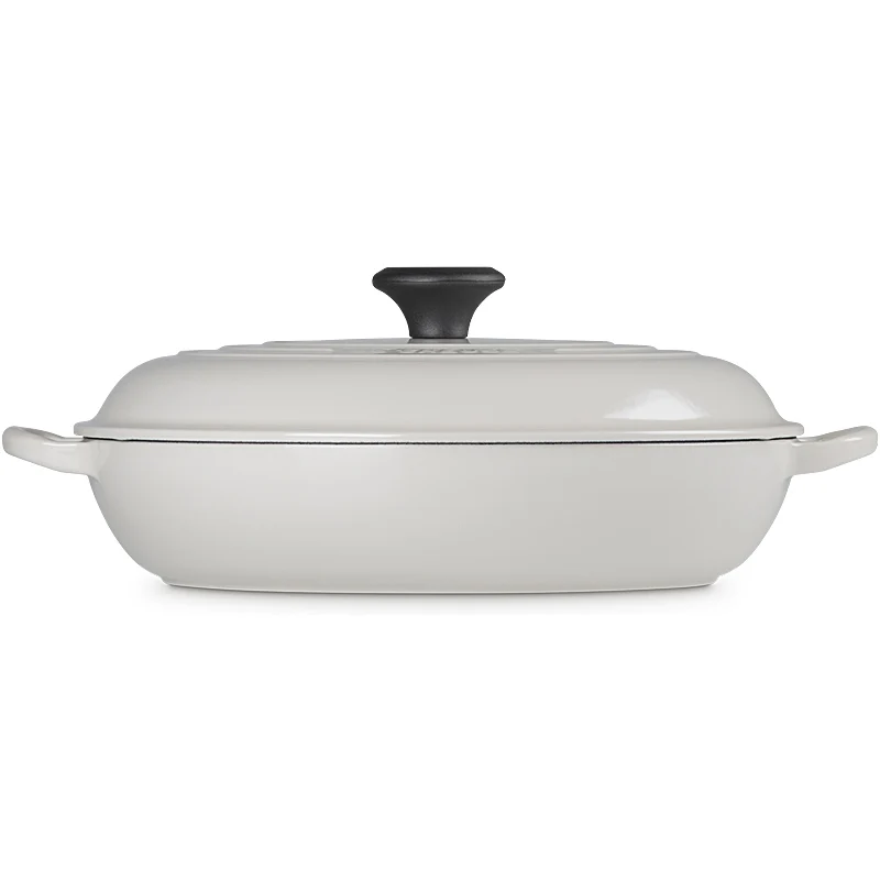 Le Creuset Gourmet-Profitopf Tradition 30 mit Phenolknopf Creme