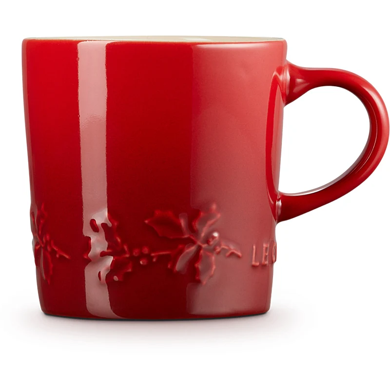 Le Creuset Becher Holly 200 ml Kirschrot