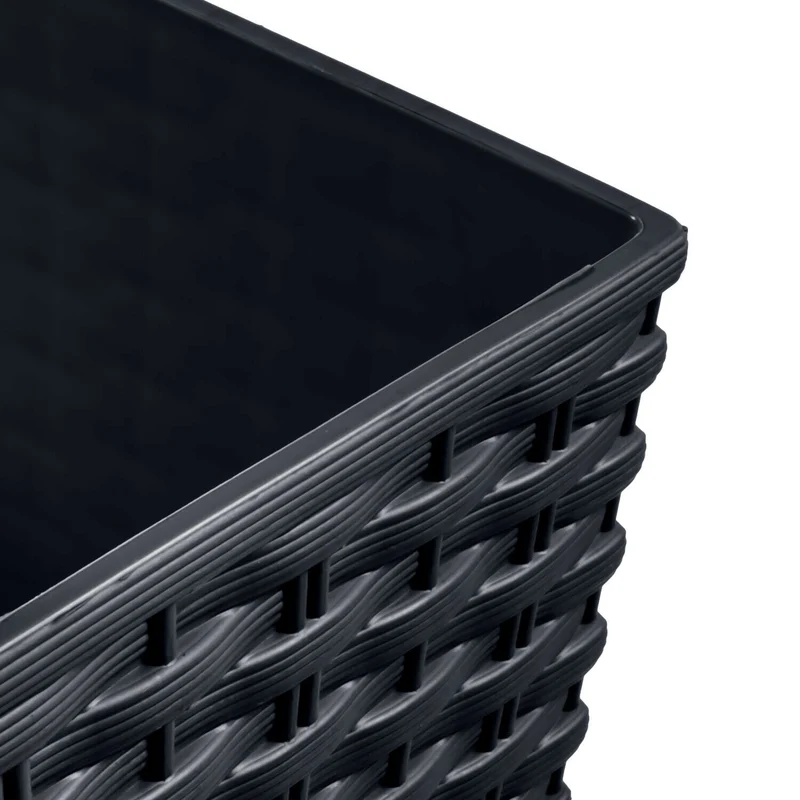 Rato Square DRTS400-S433 Flowerpot with Insert - Anthracite