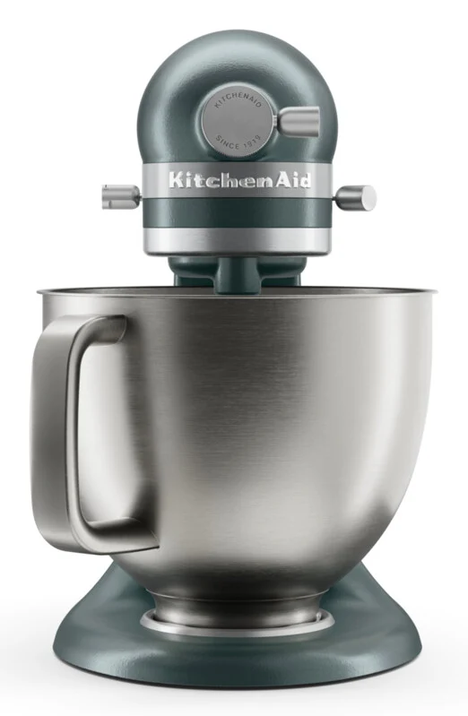 KitchenAid 4,7 L 5KSM50 Artisan Plus Küchenmaschine Breadlover mit Messerschmidt Getreidemühlenvorsatz + Brotbackschüssel