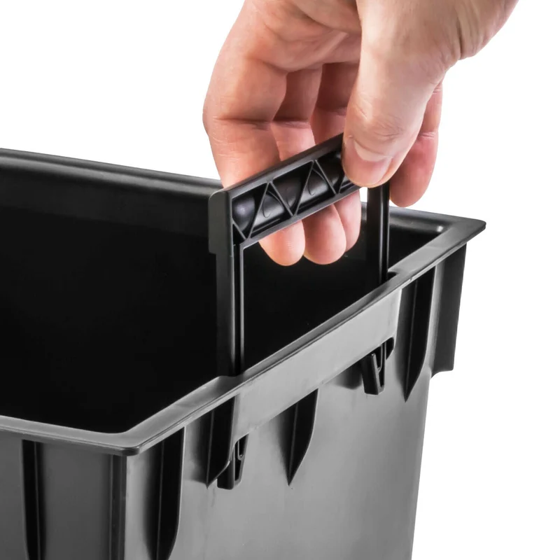 Prosperplast DRTS325L-440U Flower pot with Prosperplast Rato Low DRTS325L 440U umbra