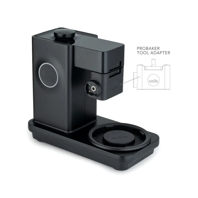 Wilfa Küchenmaschine Probaker KM1B-70 schwarz + Tool Adapter + Messerschmidt Mahlvorsatz