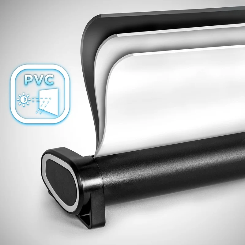 Duronic DPS40 16:9 Beamer Leinwand | 40 Zoll Projektor Leinwand | 16:9 Heimkino | Gain +1 mobile Beamerleinwand für Tische und Schränke | 4K UHD, 3D, Full HD 1080p | Kompakte Projektionsleinwand