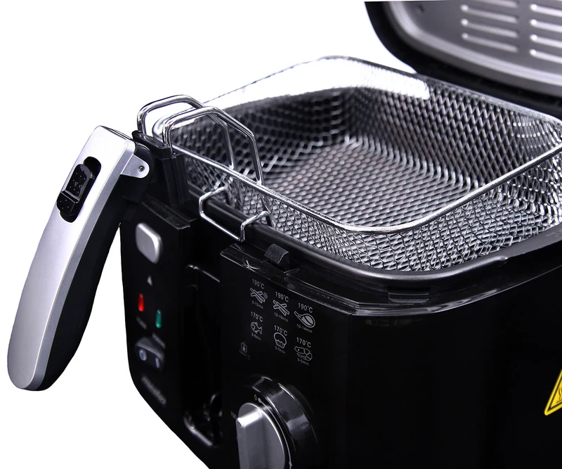Mesko MS 4908 Fritteuse 1800 Watt Abnehmbarer Ölbehälter Filter im Deckel