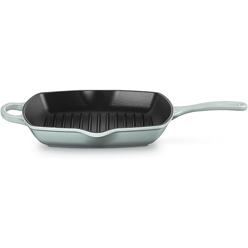 Le Creuset Quadratische Grillpfanne Signature 26 cm Sea Salt