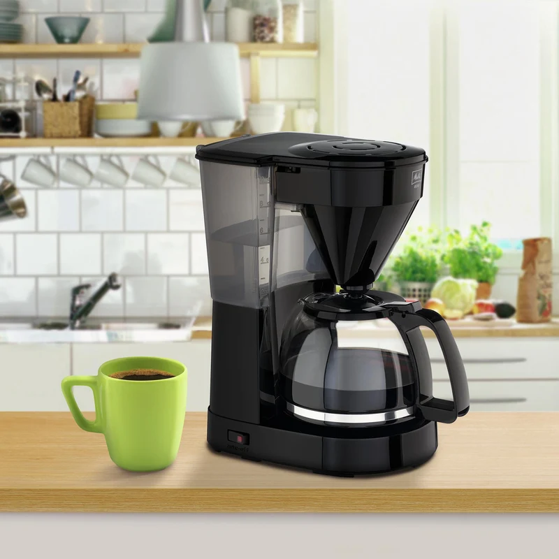 MELITTA 1023-02 - Filterkaffeemaschine - Gemahlener Kaffee - 1050 W - Schwarz - Edelstahl