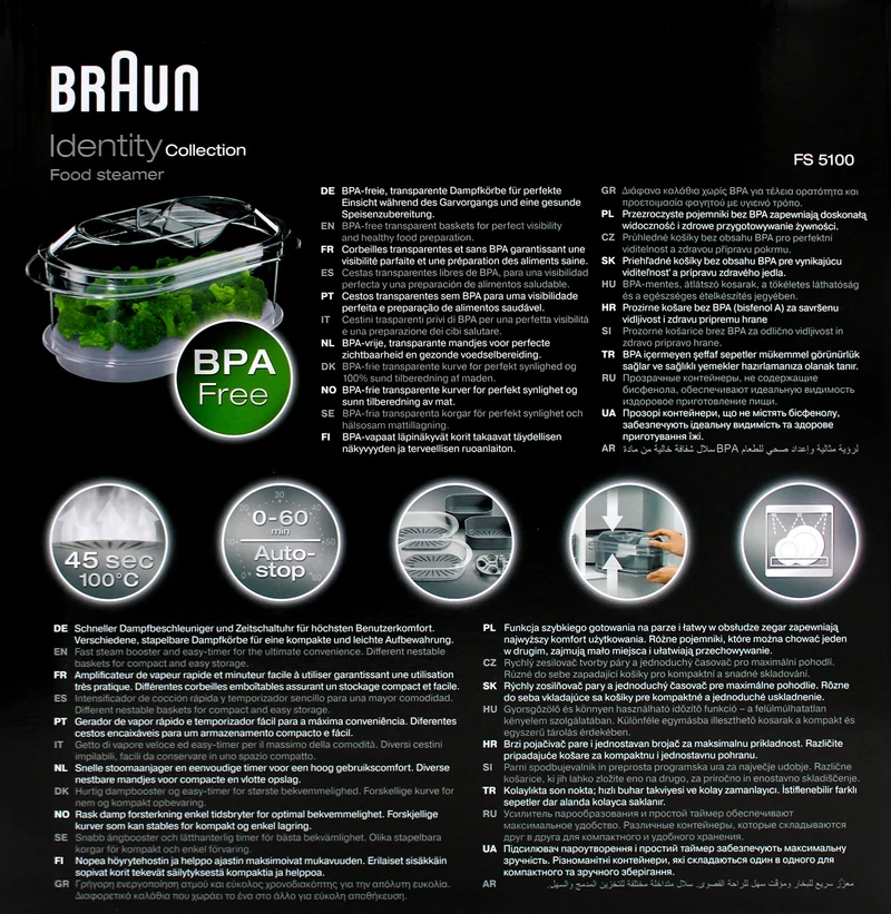 Braun FS 5100 IdentityCollection Dampfgarer weiß