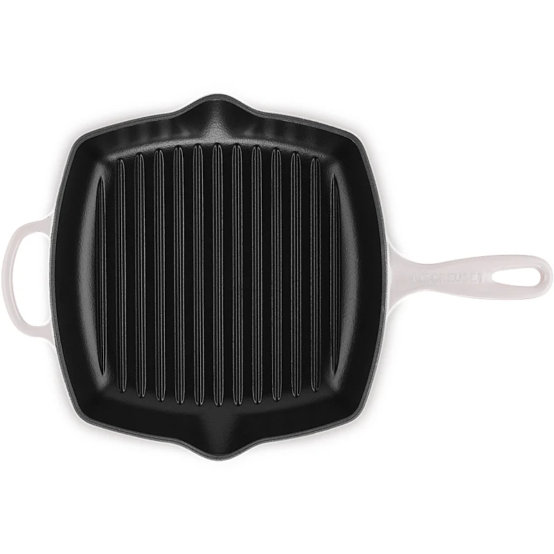 Le Creuset Grillpfanne Signature quadratisch 26 cm Shell Pink