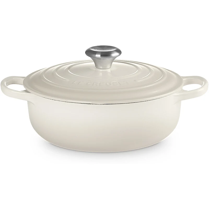 Le Creuset Sauteuse Signature 24 cm Meringue