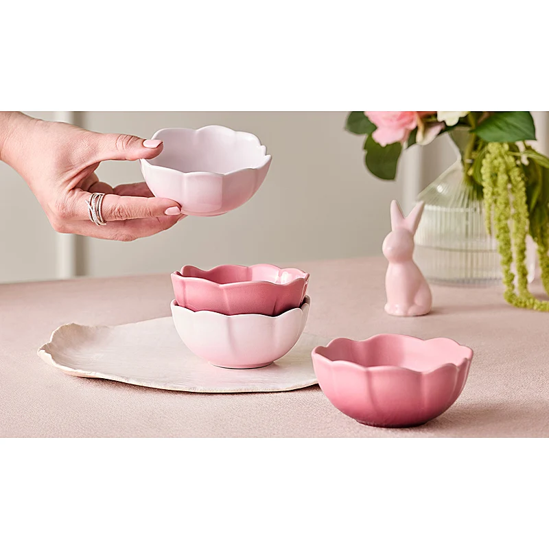Le Creuset Blumenschälchen 4er-Set