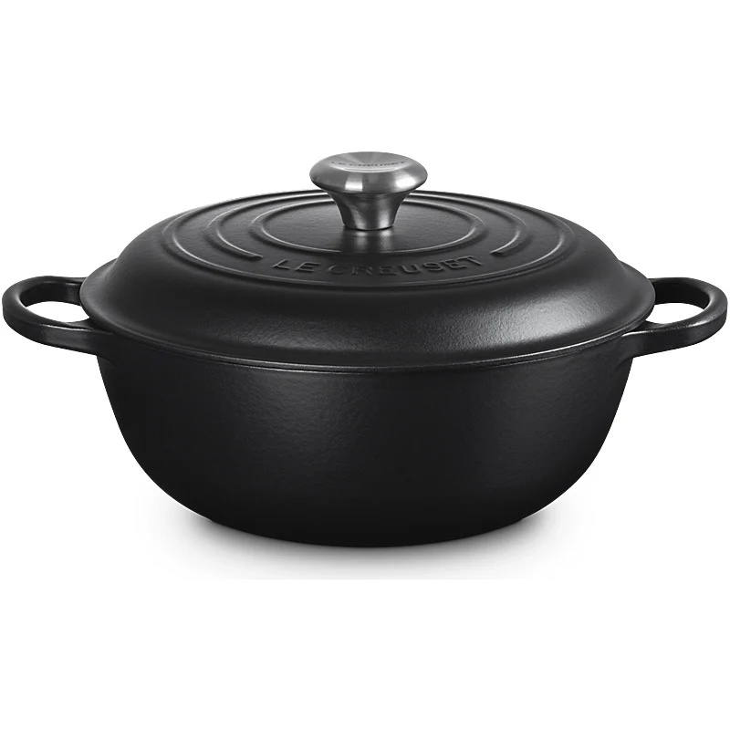 Le Creuset Stew Pot Signature 22 cm Schwarz