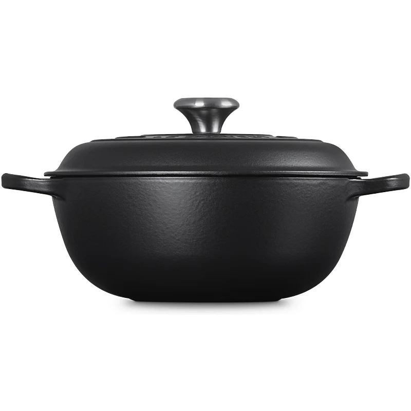 Le Creuset Stew Pot Signature 22 cm Schwarz
