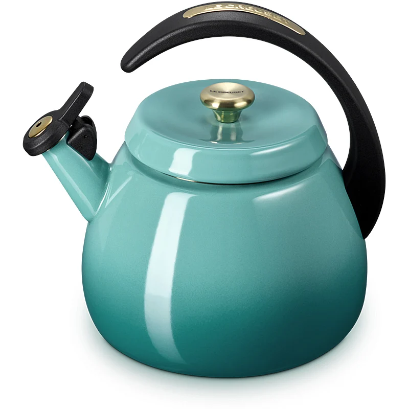 Le Creuset Wasserkessel Cloche 2,1 Liter Bleu Riviera