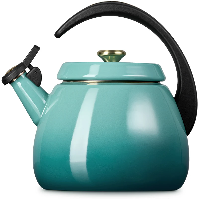 Le Creuset Wasserkessel Cloche 2,1 Liter Bleu Riviera