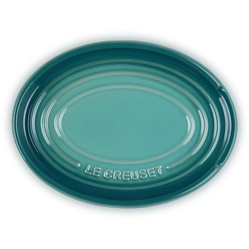 Le Creuset Löffelablage oval Bleu Riviera