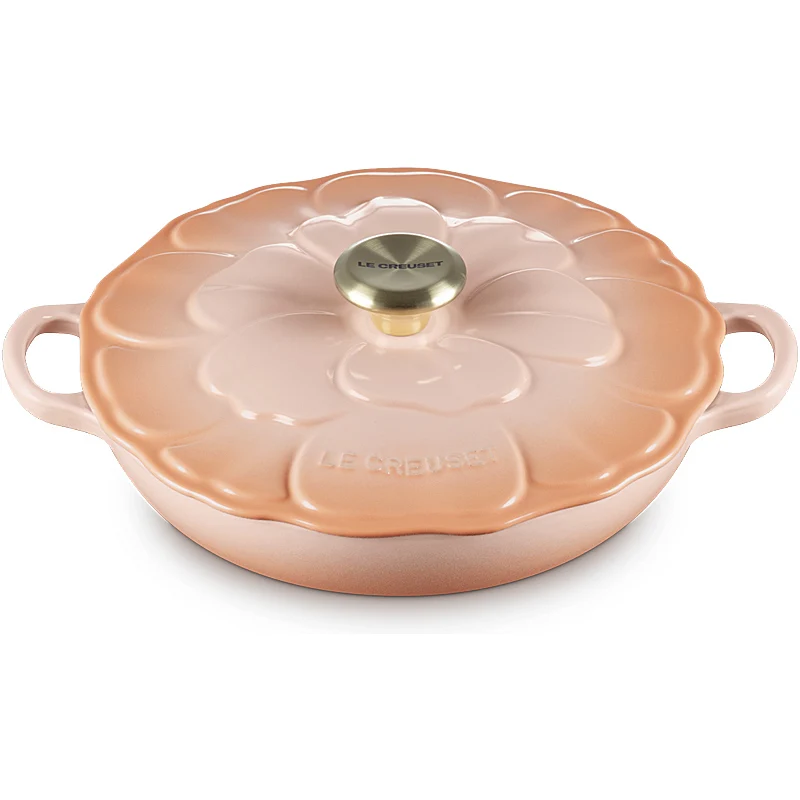 Le Creuset Gourmet-Profitopf Signature Blume 26 cm Peche