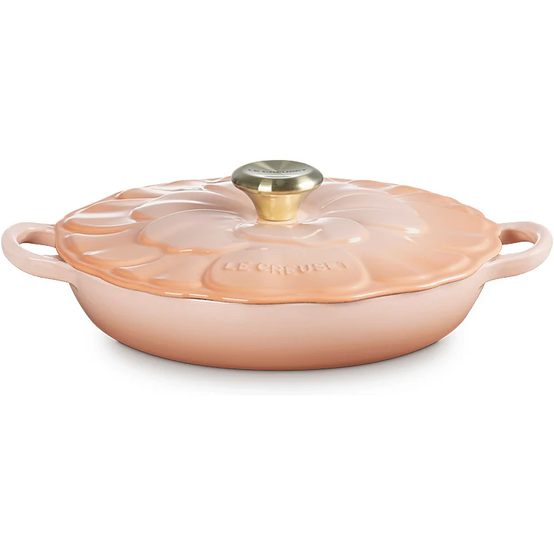 Le Creuset Gourmet-Profitopf Signature Blume 26 cm Peche