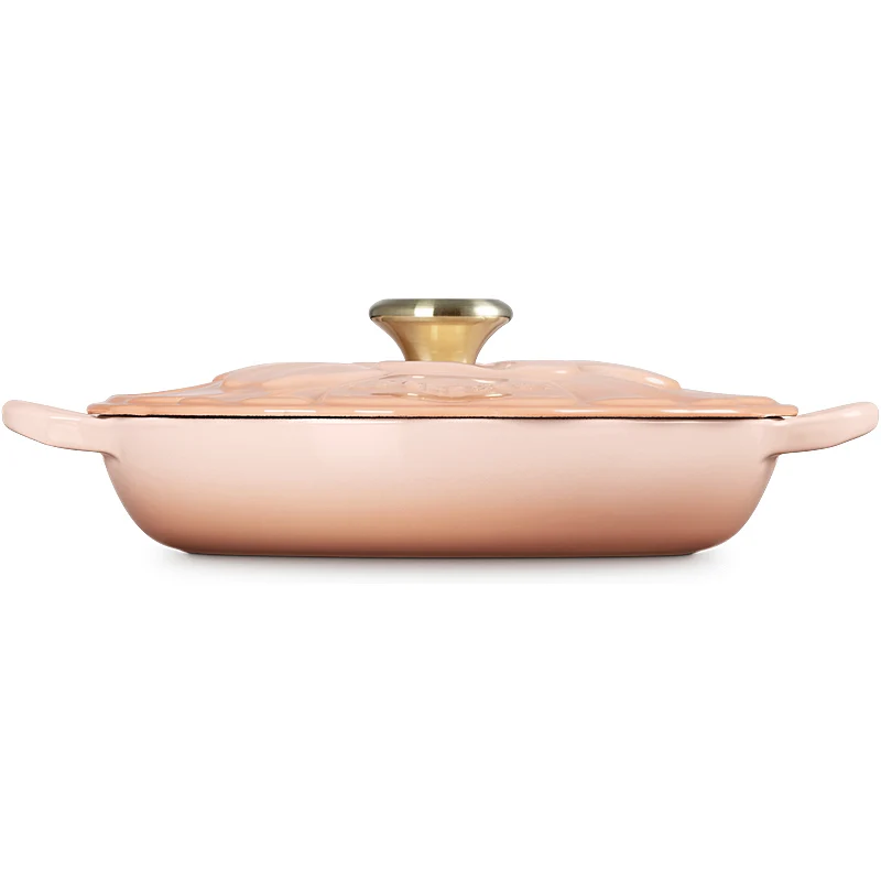 Le Creuset Gourmet-Profitopf Signature Blume 26 cm Peche
