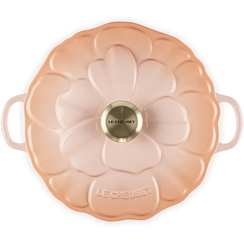 Le Creuset Gourmet-Profitopf Signature Blume 26 cm Peche