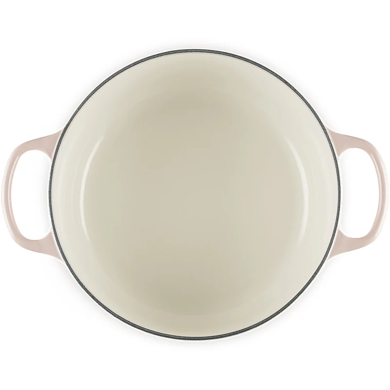 Le Creuset Bräter Signature Blume 26 cm Peche