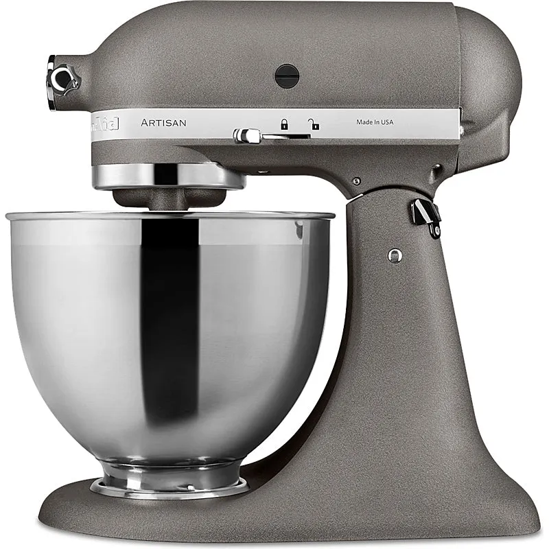 KitchenAid 5KSM185PSEGR Küchenmaschine 4,8L in Imperial Grey – Zubehör & Profiqualität