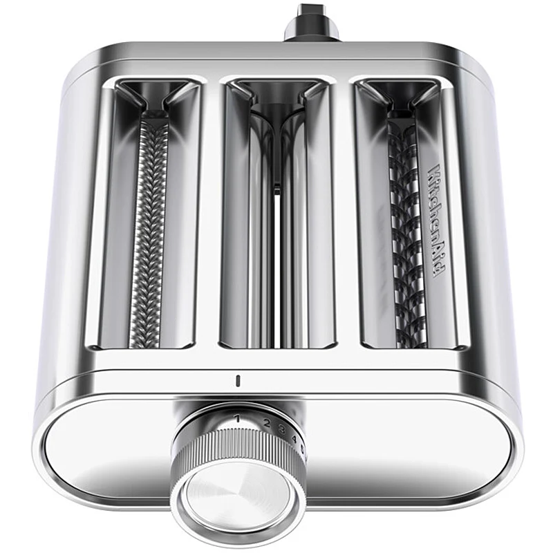 KitchenAid 3-in-1 Nudelvorsatz Edelstahl 5KSM3MPA - Pastaaufsatz für Artisan