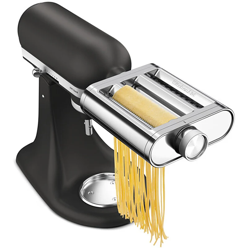 KitchenAid 3-in-1 Nudelvorsatz Edelstahl 5KSM3MPA - Pastaaufsatz für Artisan